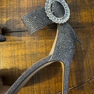 INC International Concepts Silver Sparkly Stiletto Heels